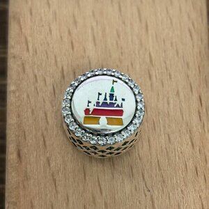 Pandora Disney Parks Castle Rainbow Charm, S925 Silver Bracelets